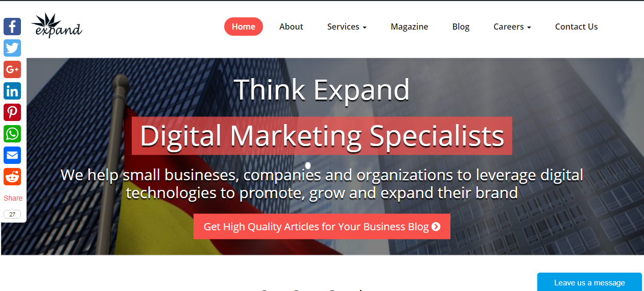 Think Expand: Small Business Digital Marketing Specialist