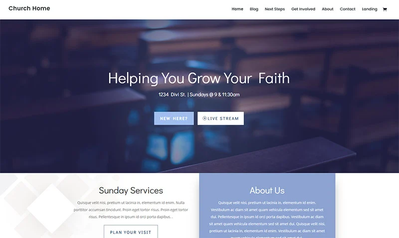 Website Design for Churches in Ghana